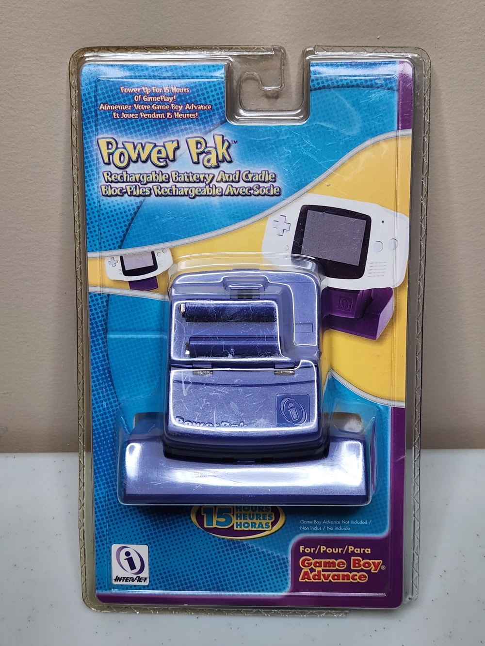 InterAct Power Pak Rechargeable Battery & Cradle for Nintendo Game Boy Advance